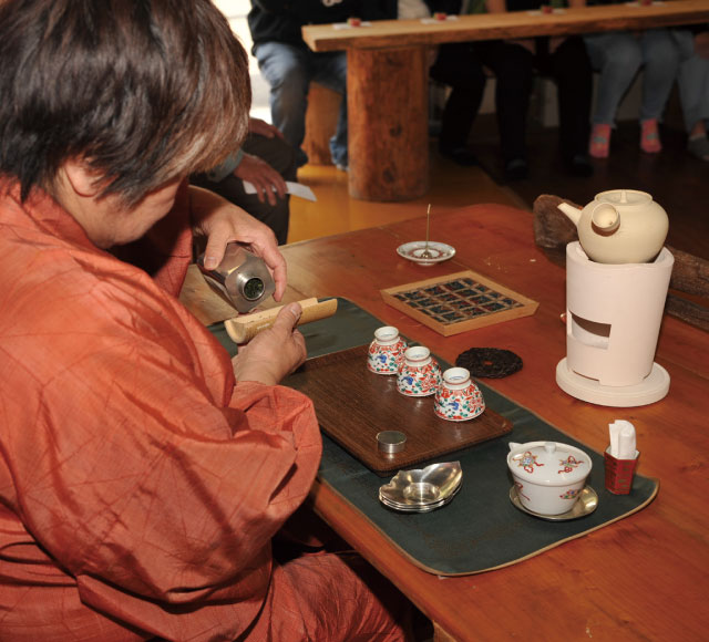 奥藁科大川お茶まつり　グリーンティー大川