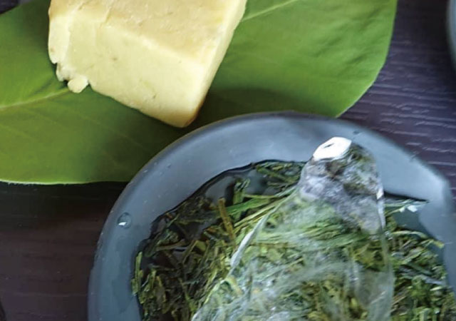 奥藁科大川お茶まつり　大間縁側お茶カフェ